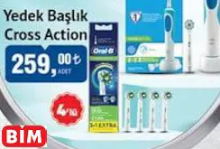 ORAL-B YEDEK BAŞLIK CROSS ACTİON